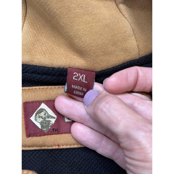 DRI DUCK Saddle Hooded Thermal Lined Zip Jacket Men’s 2XL – CAT Logo - Picture 2 of 16